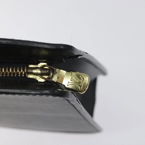 LOUIS VUITTON Epi Pochette Homme Clutch Bag Black Noir M52522 LV Auth th6189 - Picture 9 of 16